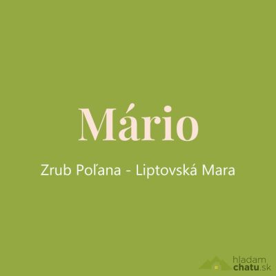 Zrub Poľana - Liptovská Mara Ubytovateľ